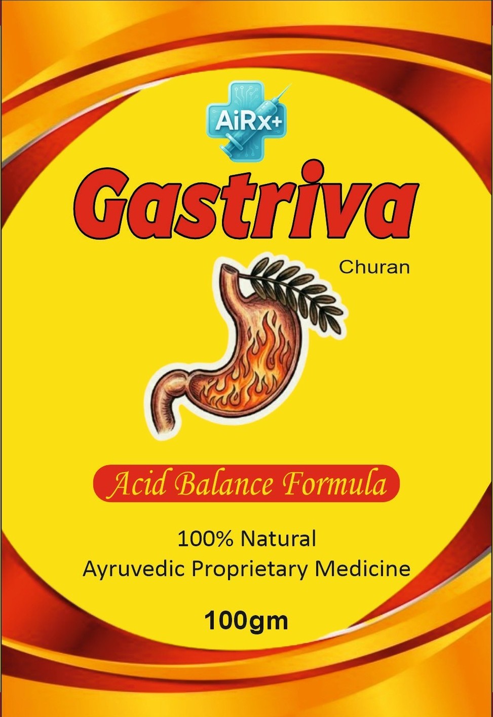 Gastriva Churan - Ayurvedic Acidity & Gas Relief Powder 100gm | Natural Digestive Support