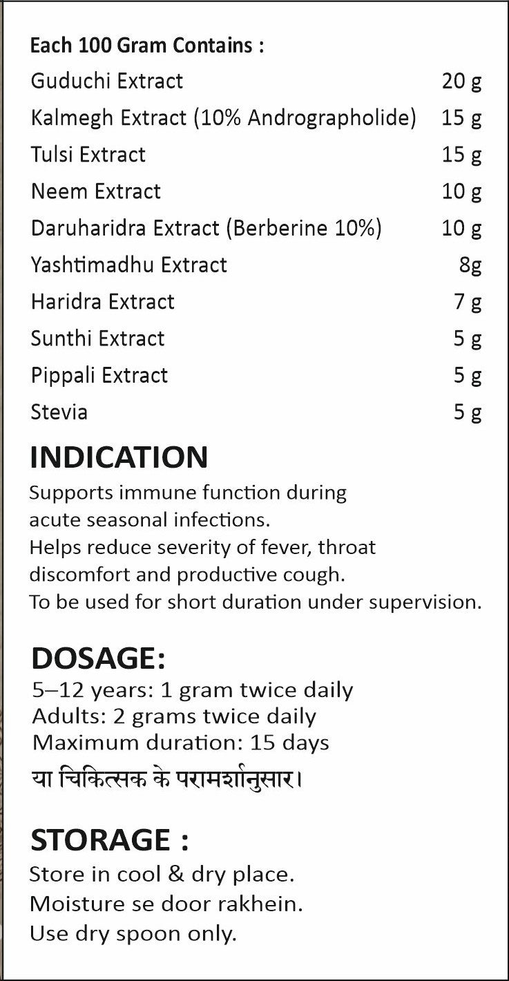 Immuniva Forte Churna - Immunity Booster for Seasonal Infections (100gm)