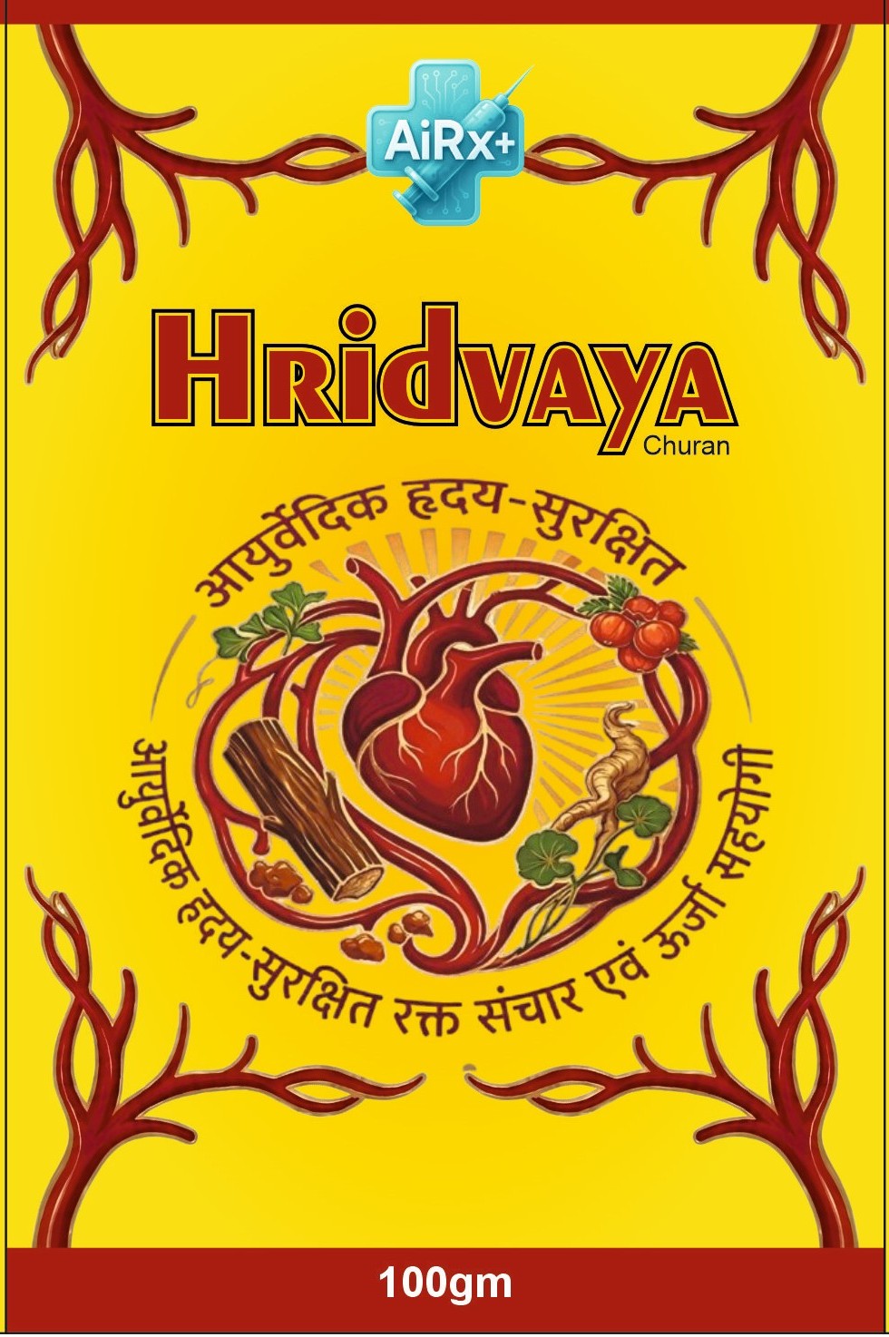 Hridvaya Churan - Heart Friendly Circulation & Natural Vitality Support (100g)