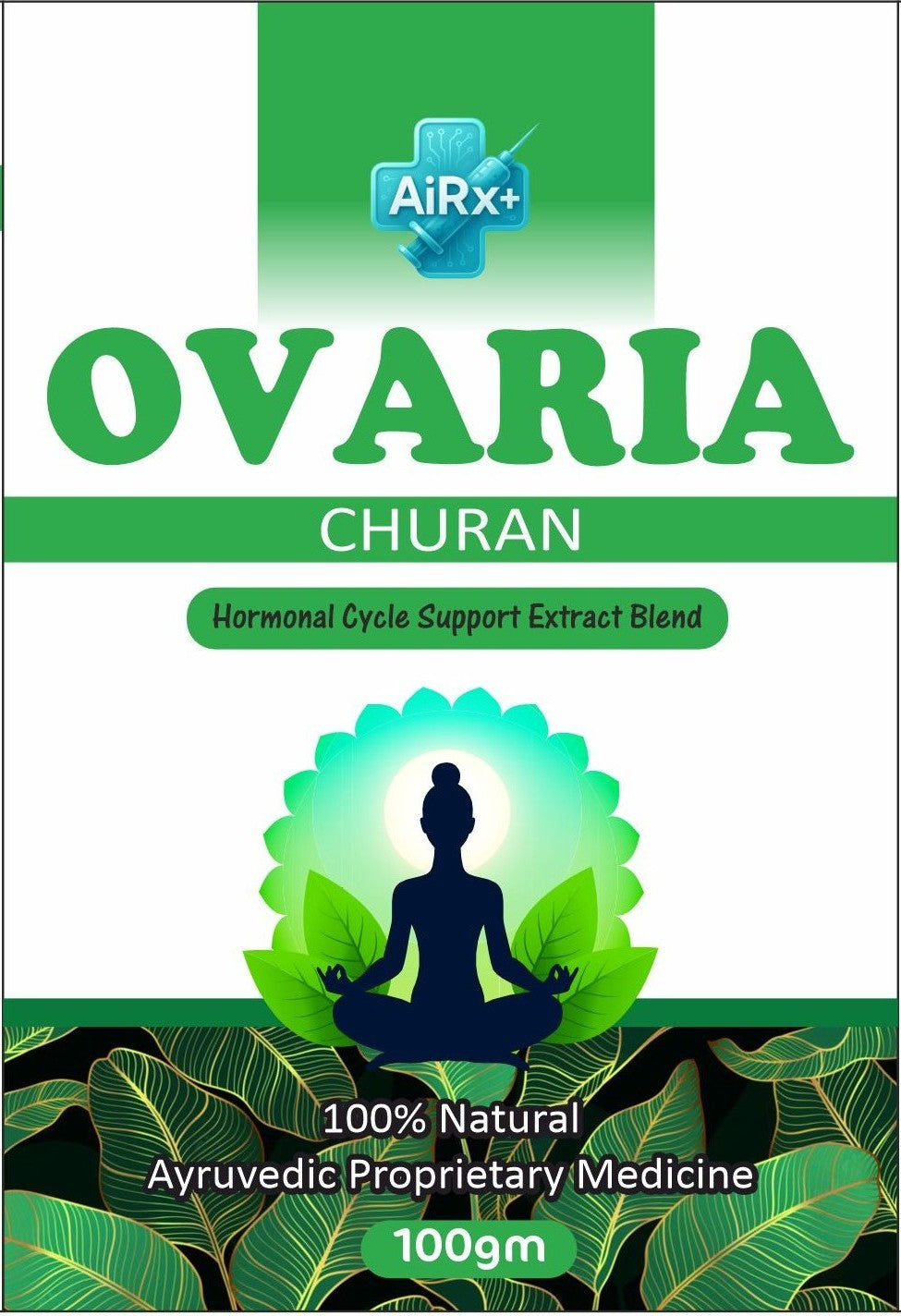 Ovaria Churan - Women's Hormonal Balance & Menstrual Health Support (100gm)