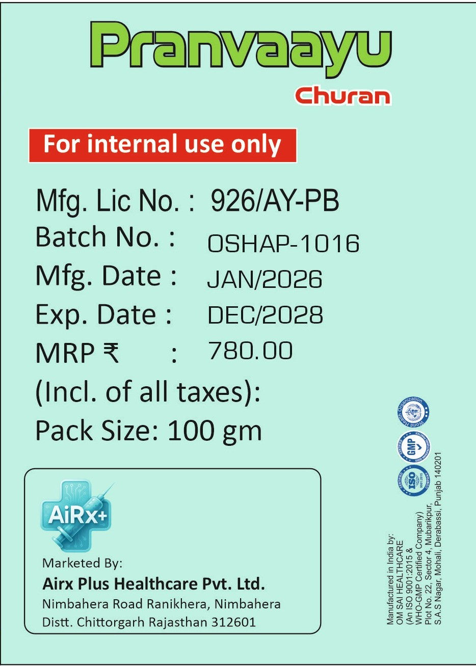 Pranvaayu Churan - Trial Offer First Use Pay Later (290)