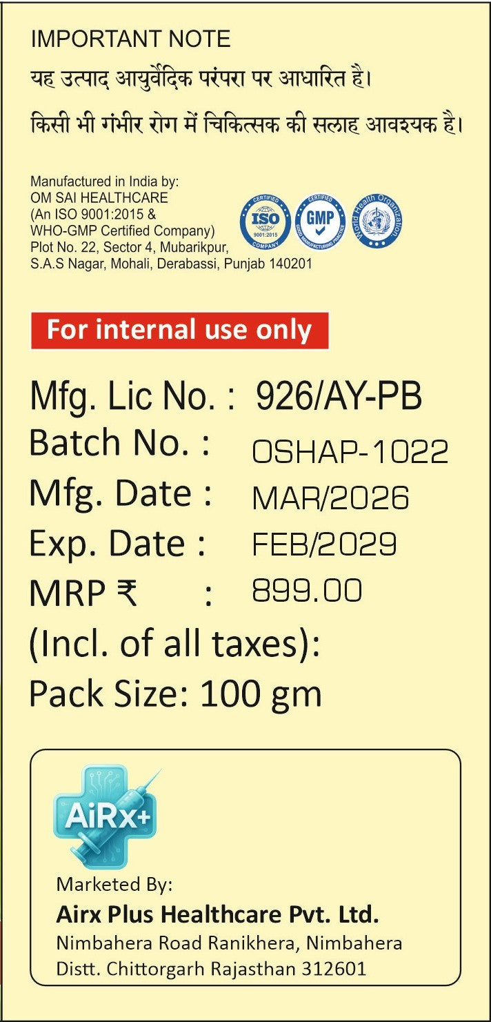 Virevya चूर्ण – प्राकृतिक ऊर्जा एवं पुरुष स्वास्थ्य सहयोग (100g)