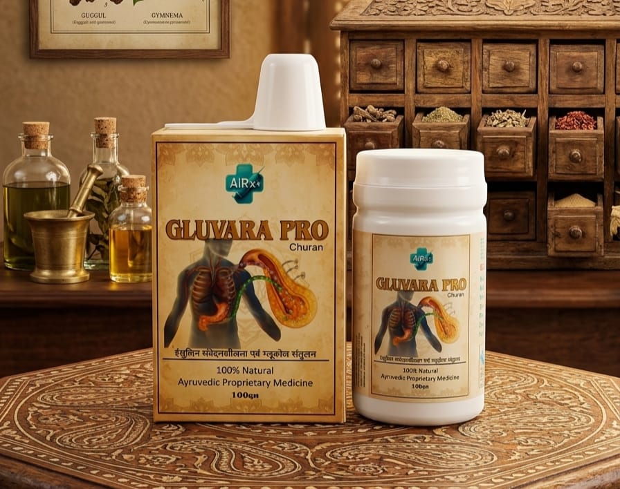 Gluvara Pro Churan - Ayurvedic Insulin Sensitivity & Glucose Balance (100gm)