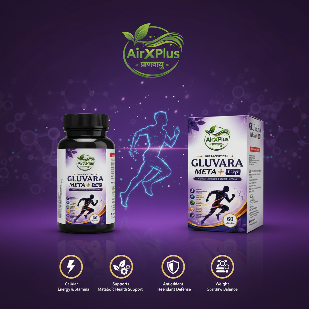 Gluvara META+ Cap – Cellular Metabolic Support Formula (60 Capsules)