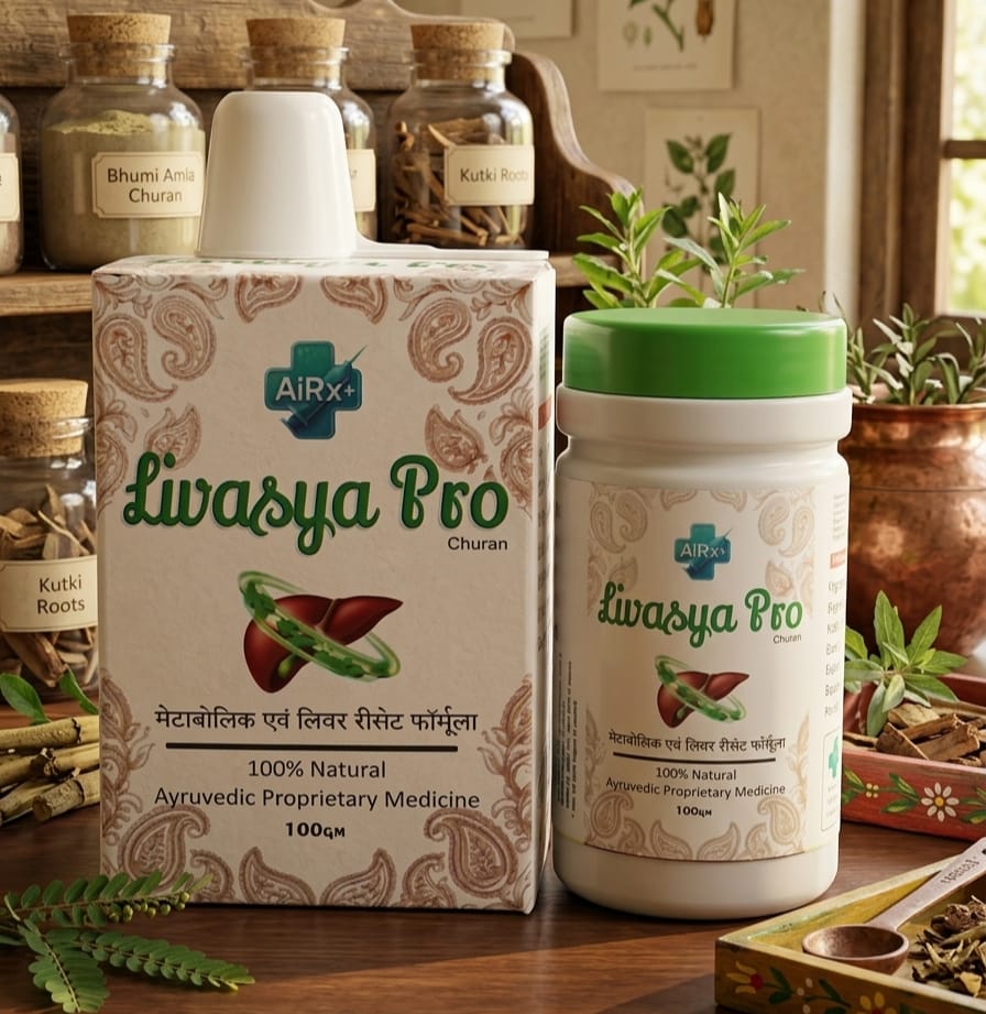 Livasya Pro Churan - Ayurvedic Liver Care & Metabolic Support (100gm)