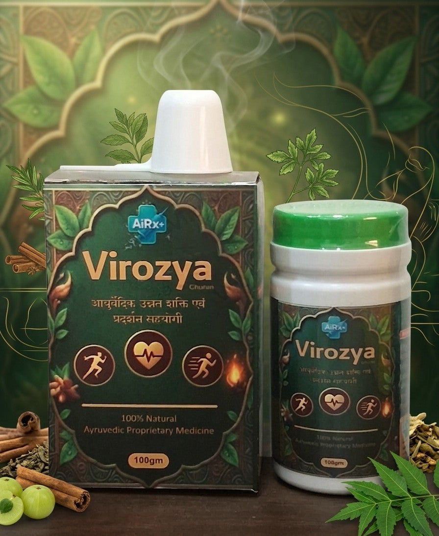 AiRx+ Virozya Churan - Ayurvedic Men's Wellness & Vitality Booster | 100gm